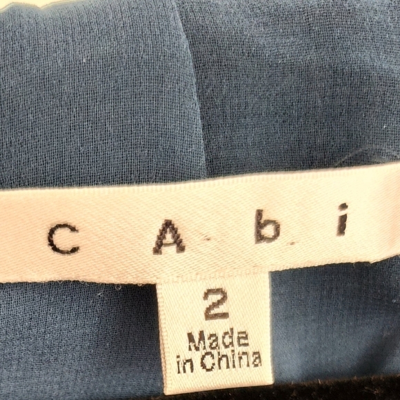 CAbi 916 Plaid Cape Jacket with Shawl Collar 2 - Picture 4 of 6